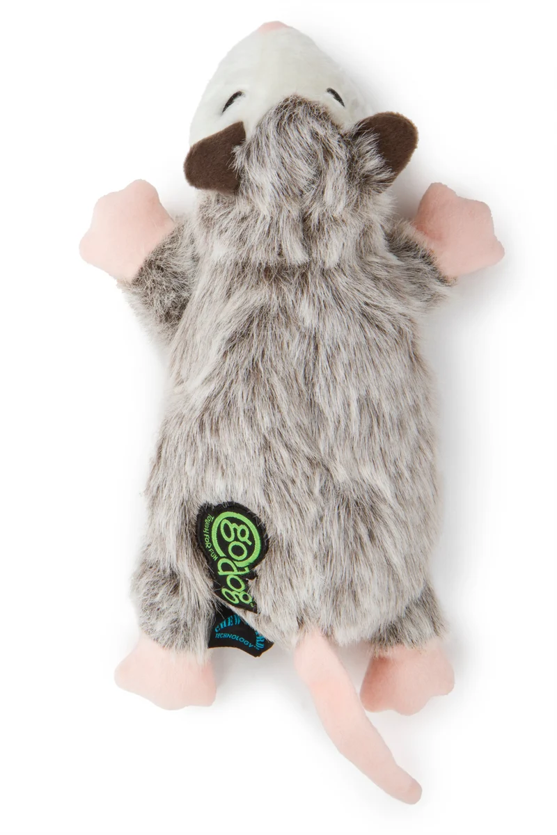 Flatz Squeaky Plush Dog Toys with Chew Guard Technology