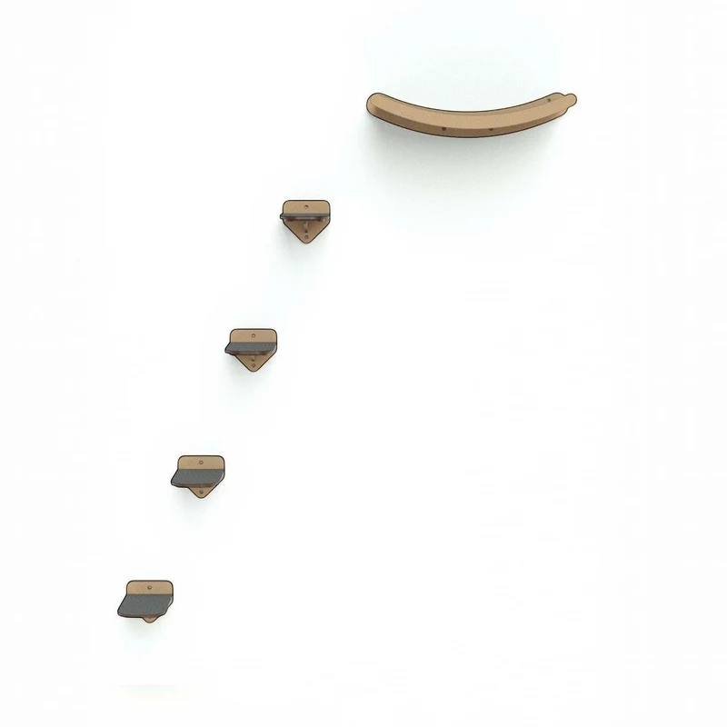 Gimnasio para Gatos de Pared COMBO E — Madera MDF Colombia