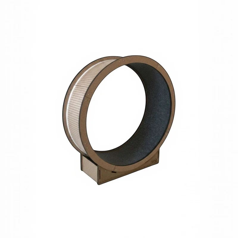 Rueda de Ejercicio para Gatos 80cm — Madera MDF Reforzada Colombia