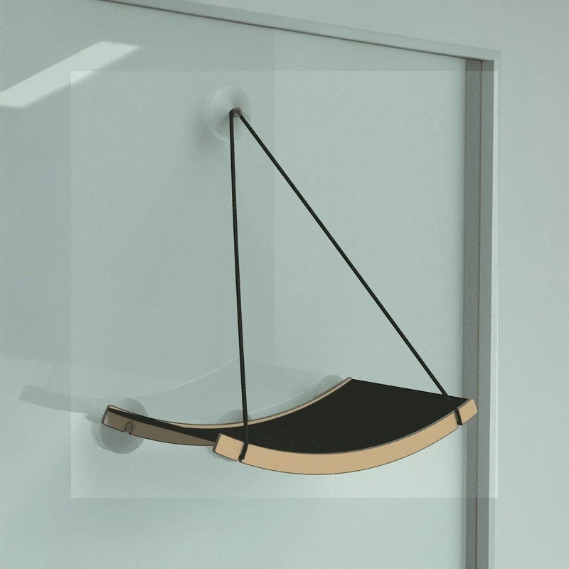 Cama Hamaca Mediana para Gatos — Fijación a Ventana Vidrio