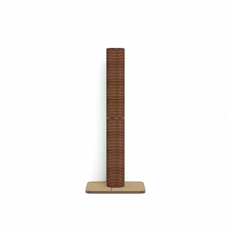 Rascador Torre Mediano de Piso para Gatos — Madera MDF con cartón corrugado