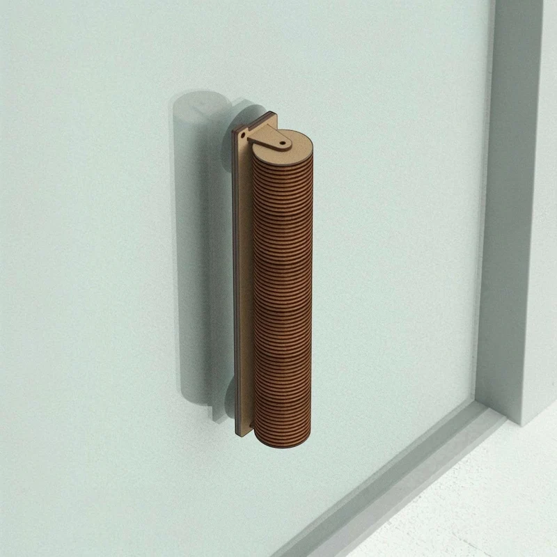 Rascador TORRE Cilíndrico Grande para Gatos — Fijación a Pared o Vidrio