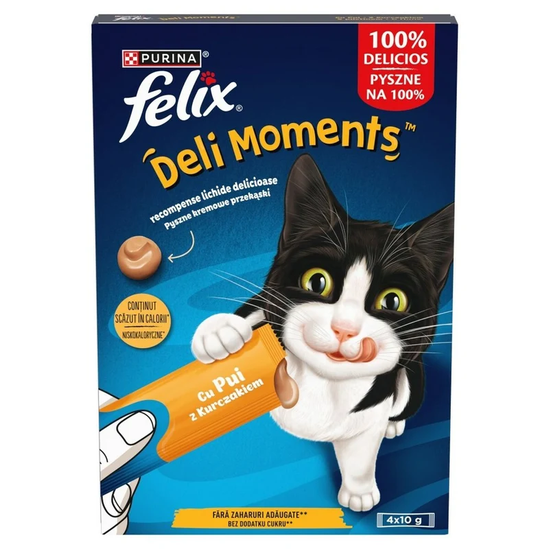Snack for Cats Purina Felix Deli Moments Chicken Chicken 4 x 10 g