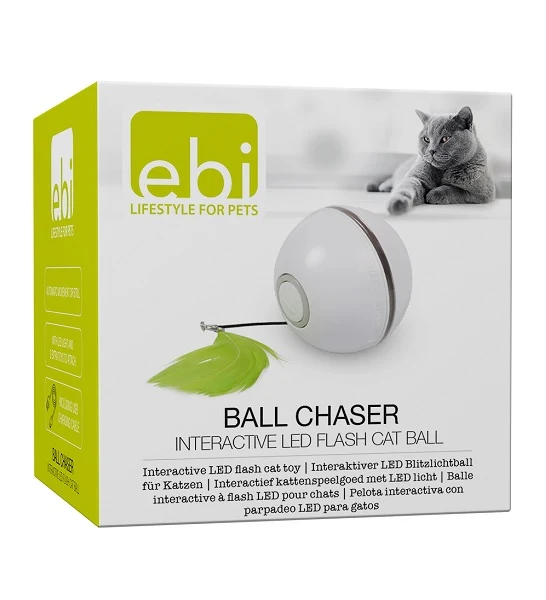 ebi Ball chaser Interactive LED Flash Cat Ball 6.4CM