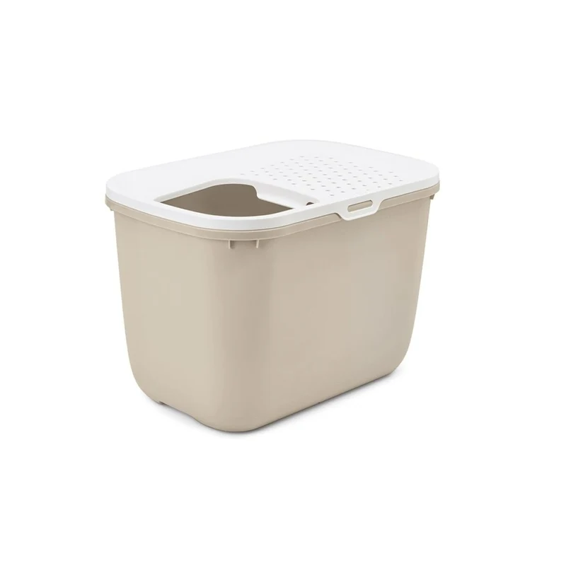 Cat Litter Box Savic White Coffee Plastic 39 x 39,5 x 58,5 cm