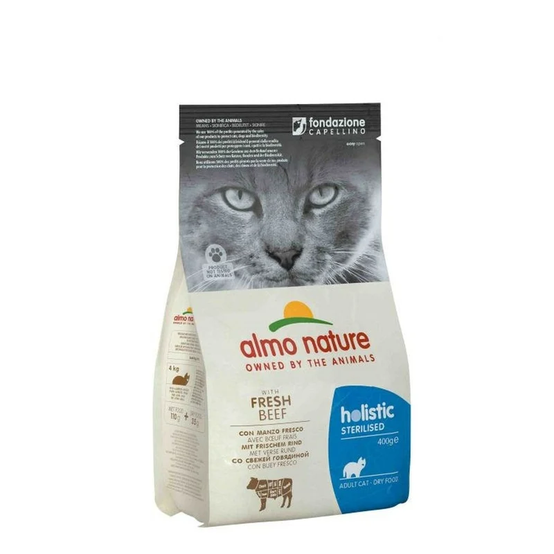 Fodder Almo Nature Holistic Sterilised Beef Adult Veal 2 Kg