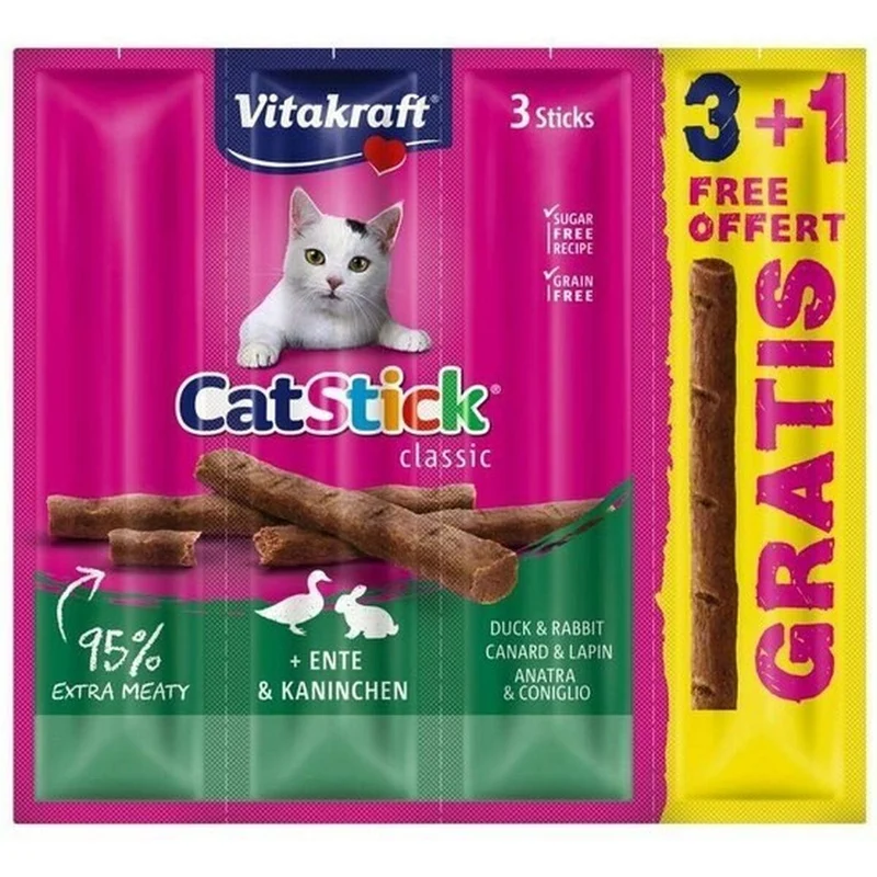 Snack for Cats Vitakraft CatStick Duck Duck