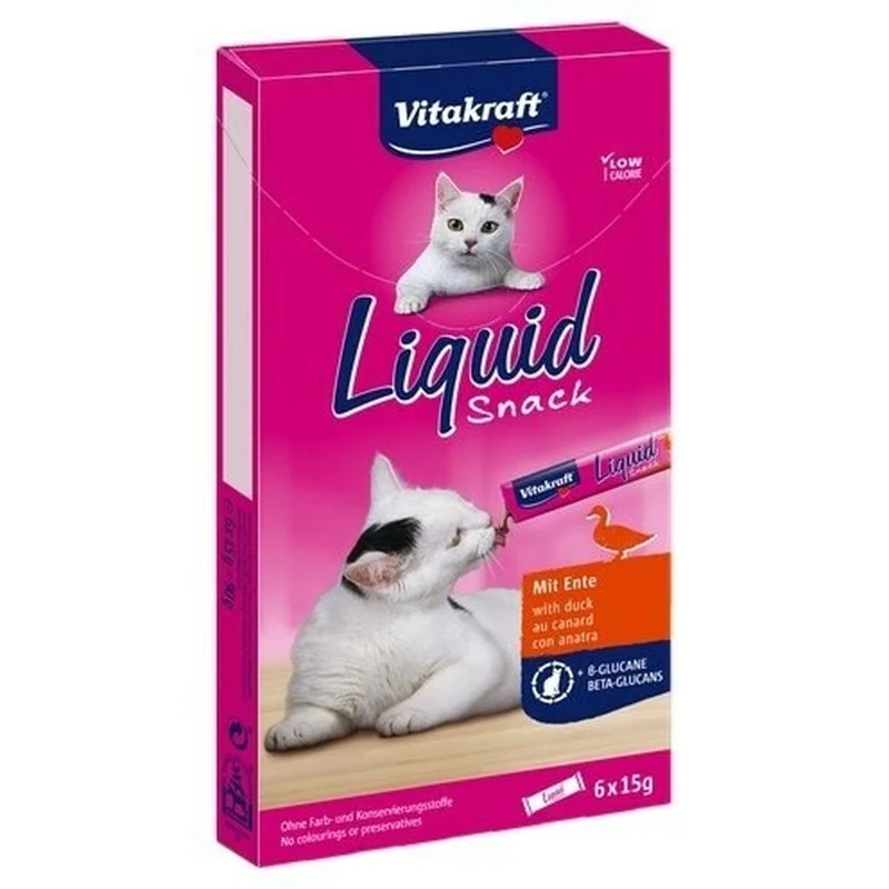 Snack for Cats Vitakraft Liquid Snack Duck Chicken Duck