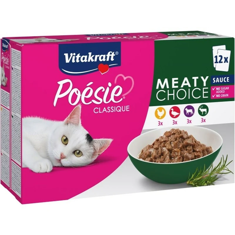 Cat food Vitakraft Poésie Classique 12 x 85 g