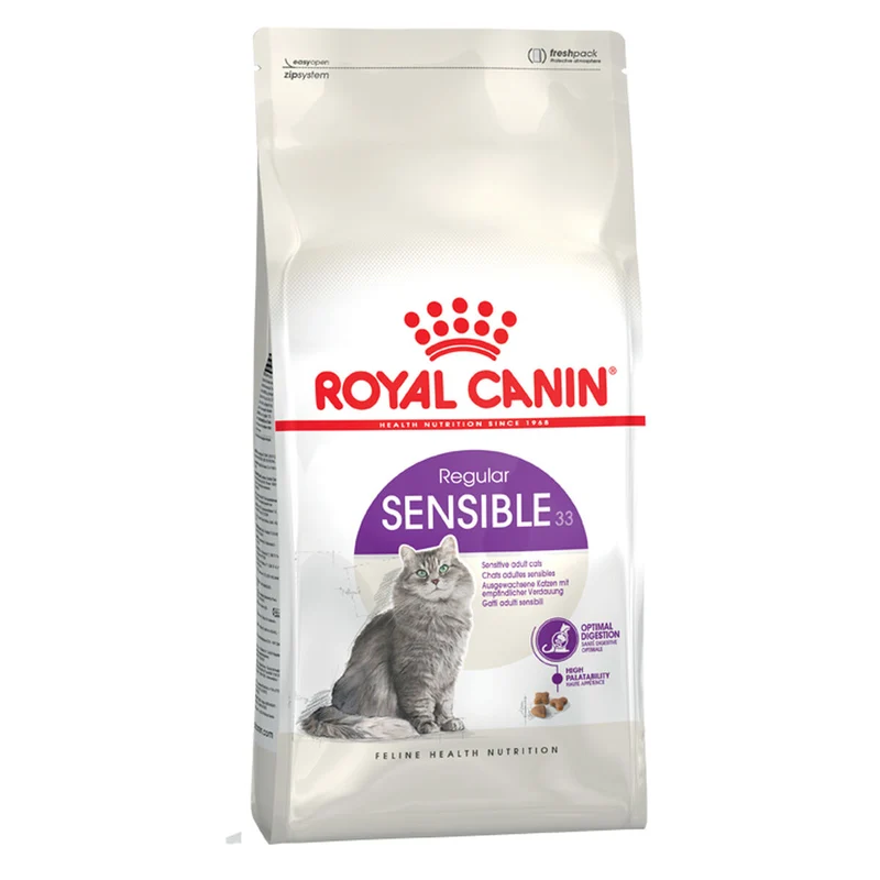Cat food Royal Canin Sensible 33 Adult Chicken Rice Birds 4 Kg