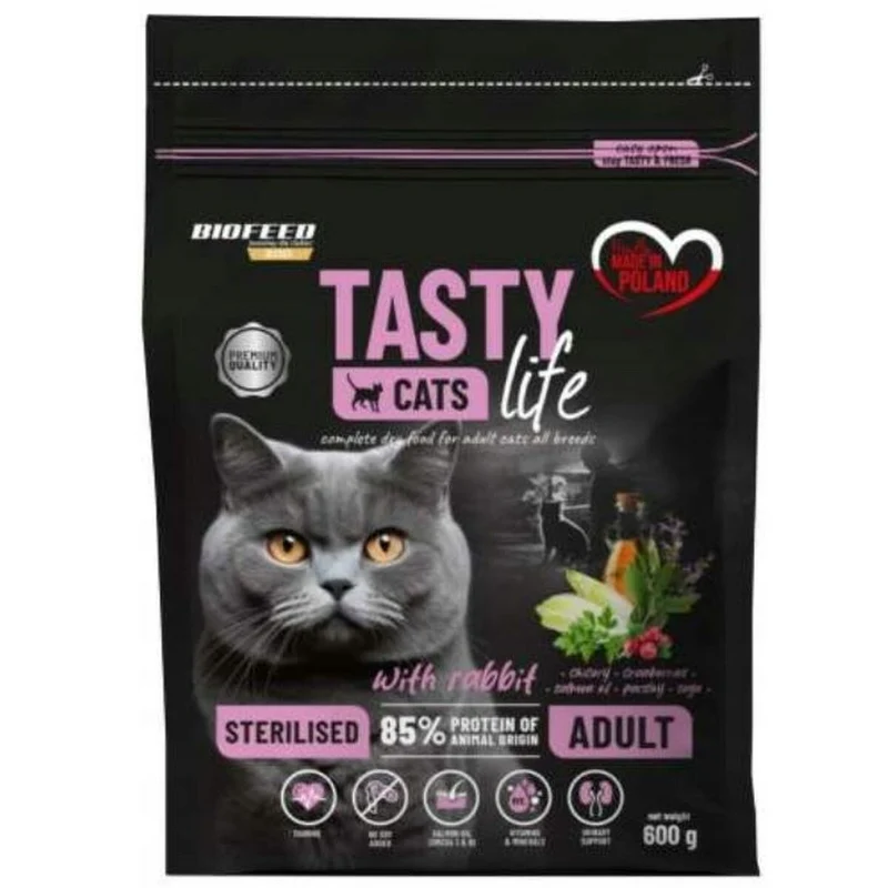 Cat food Biofeed Tasty Cats Life Rabbit