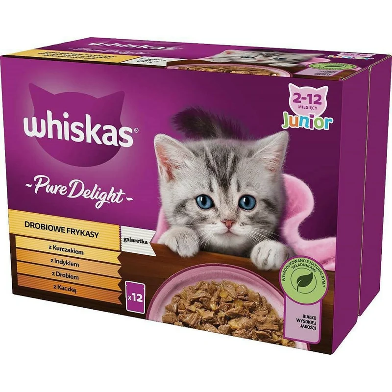 Cat food Whiskas Chicken Turkey Duck Birds 12 x 85 g