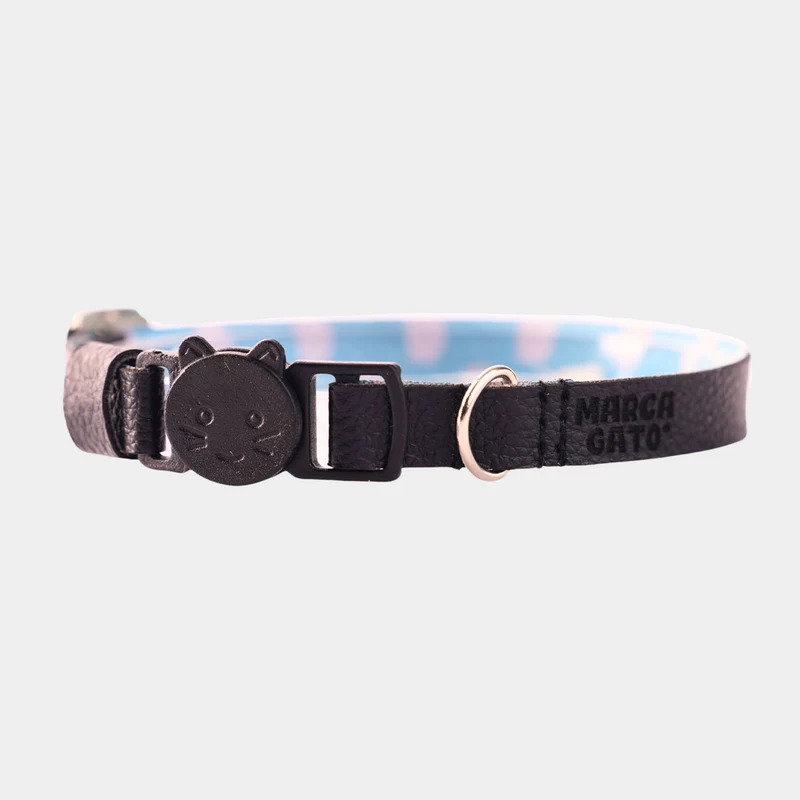 Collar Cuero Vegano - Negro