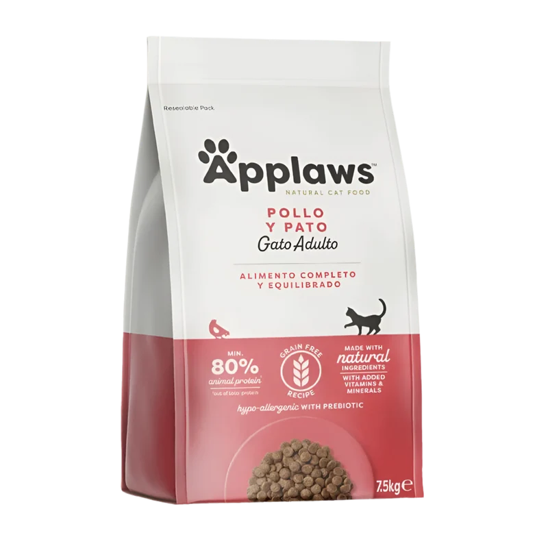 Applaws | Pienso para gatos adultos - Pollo con Pato (2x7,5kg)