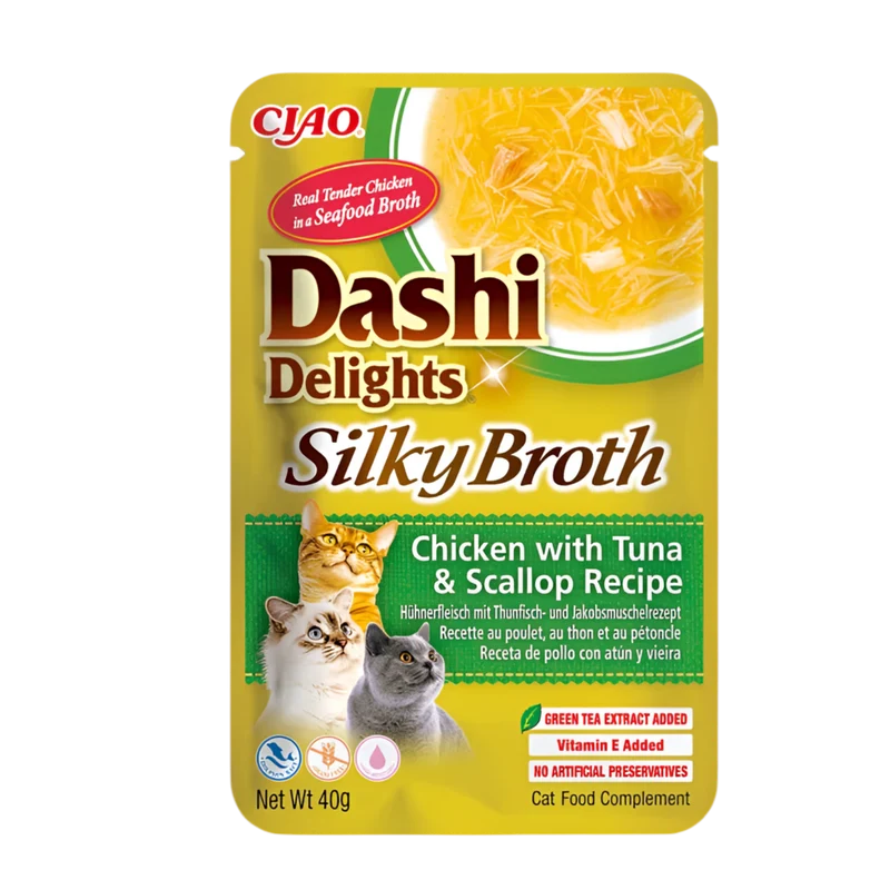 Inaba | Dashi Silky Broth - Pollo con atún y vieiras (40g)