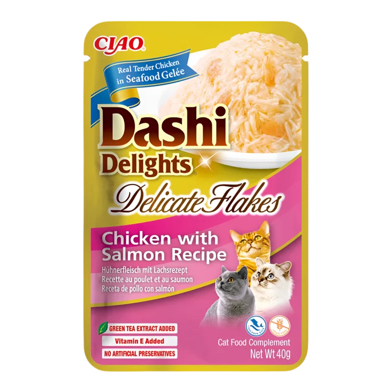 Inaba | Dashi Delicate Flakes - Pollo con salmón (12x40g)