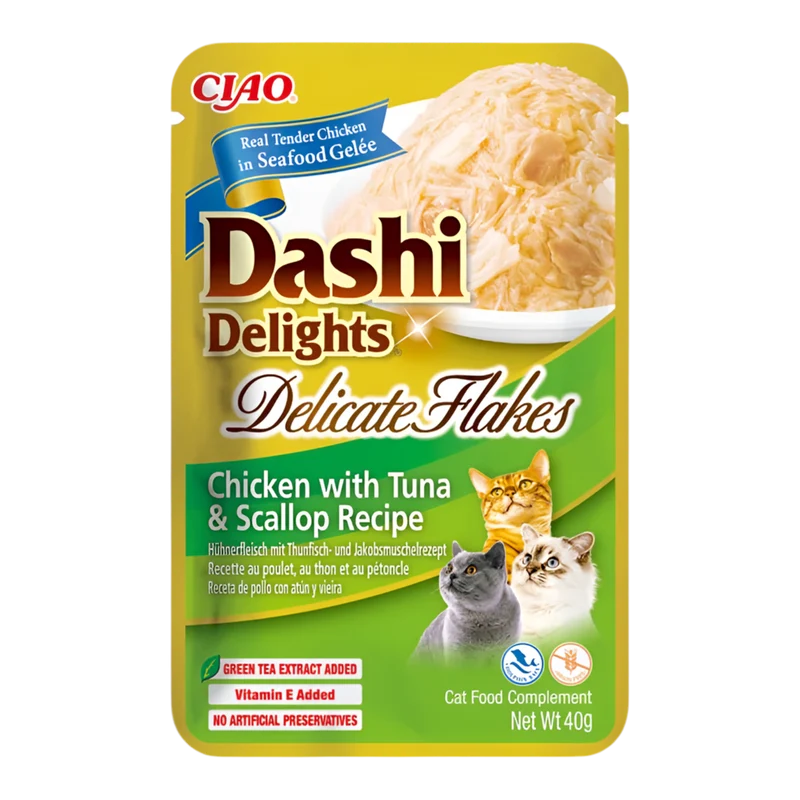 Inaba | Dashi Delicate Flakes - Pollo con atún y vieiras (40g)