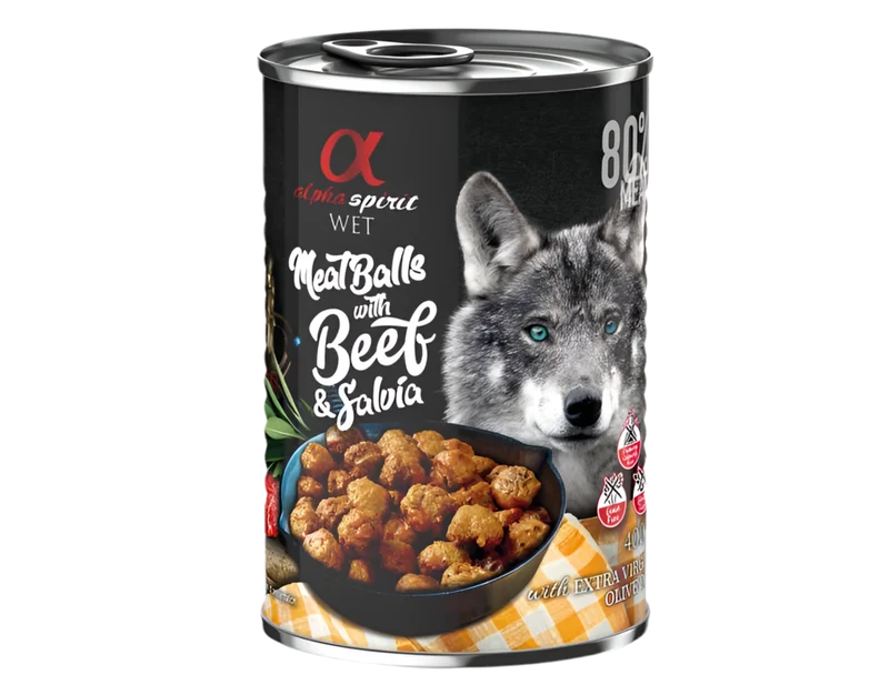 Alpha Spirit | Albóndigas con buey y salvia (400g)