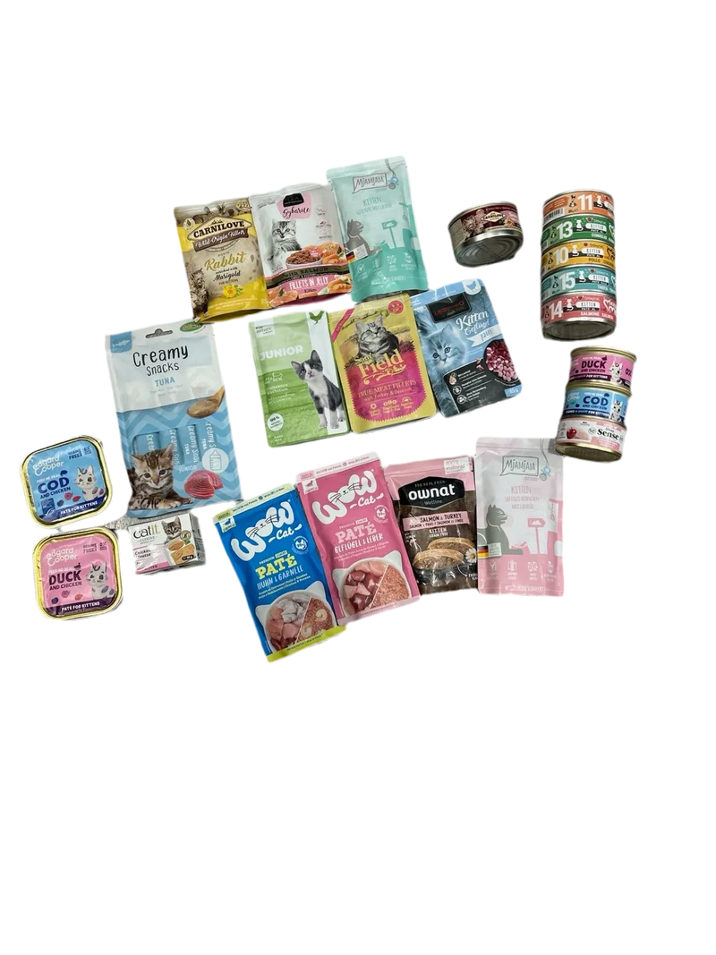 Pack Kitten Comida Húmeda y Snacks