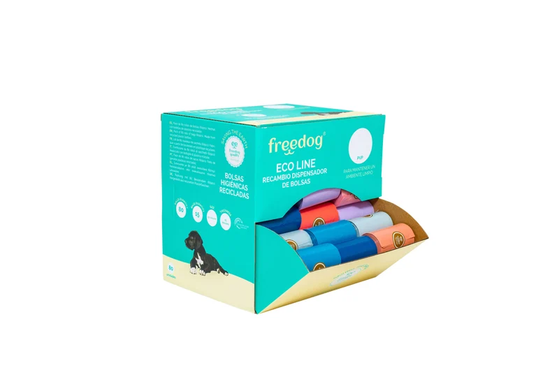 Freedog 1 Rollo de Bolsas Higiénicas Multicolor