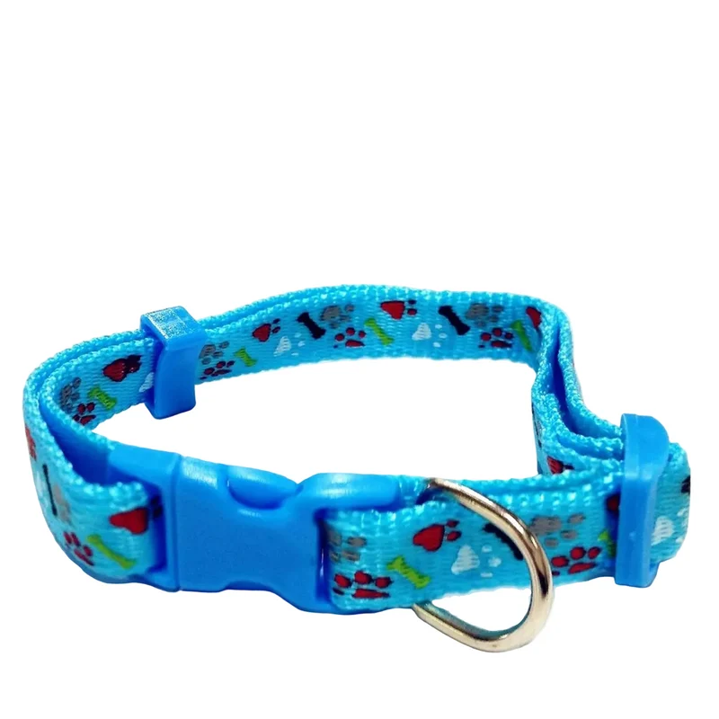 Collar Nylon Estampado Para Mascota