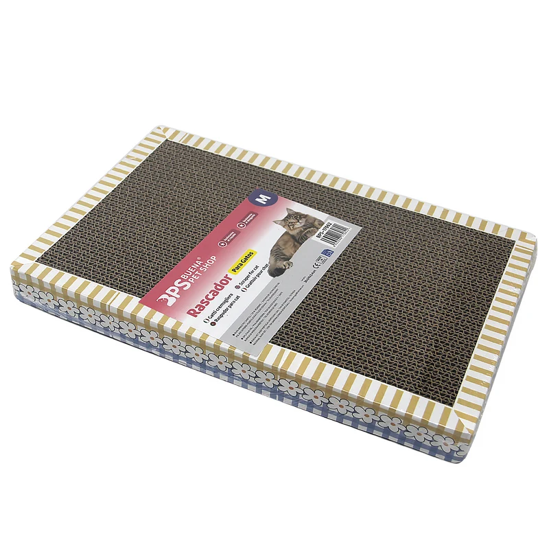 Rascador Carton Rectangular Para Gato 36x24x3.4cm.