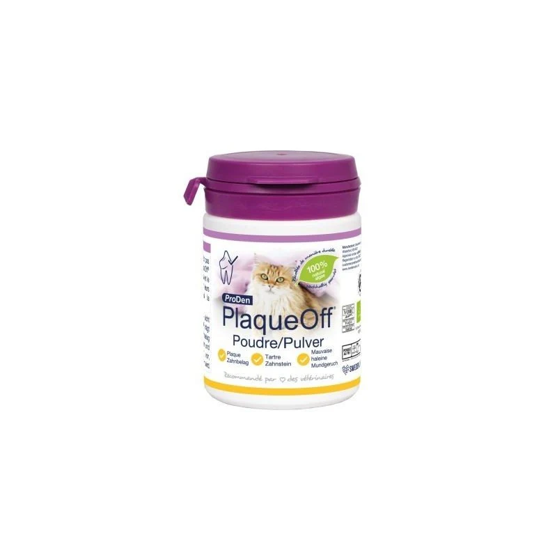 Swedencare PlaqueOff Gato Complemento Alimenticio en Polvo 40g