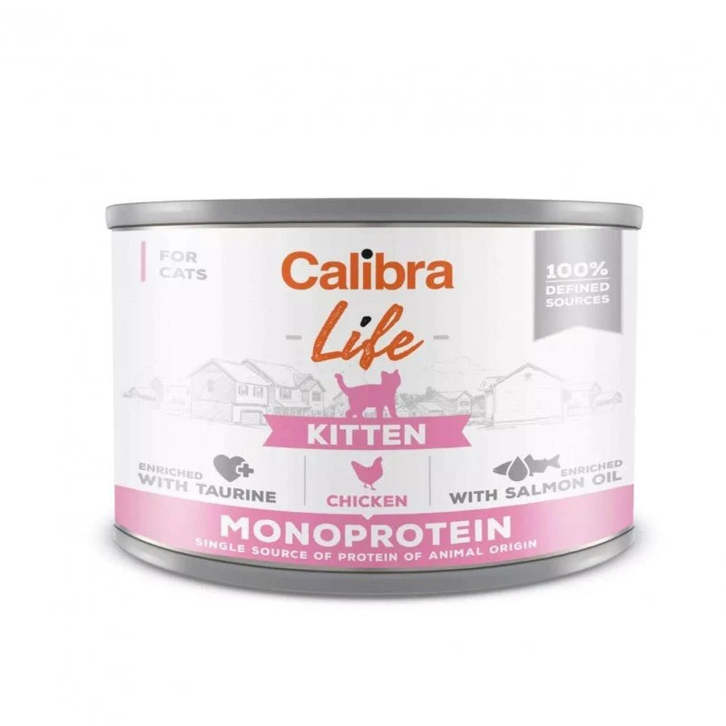 Calibra Cat Life Lata Kitten Pollo 6 x 200 g