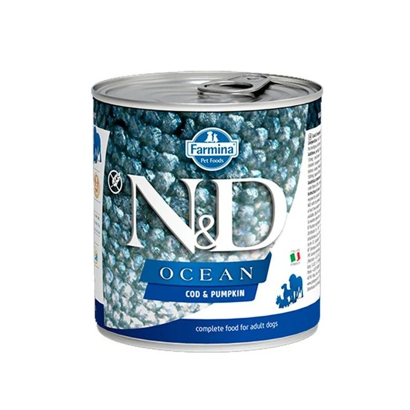 Farmina N&D Ocean Bacalao con Calabaza Alimento Húmedo 6 x 285g