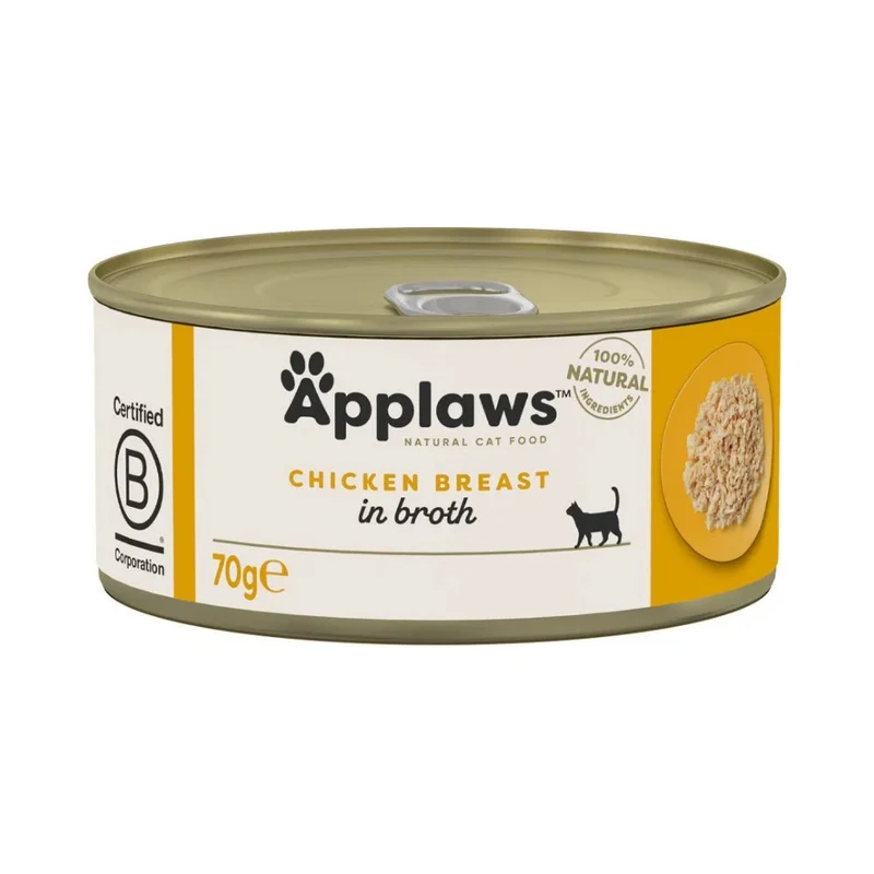 Applaws Pechuga de Pollo Comida Húmeda 24 unidades 70g