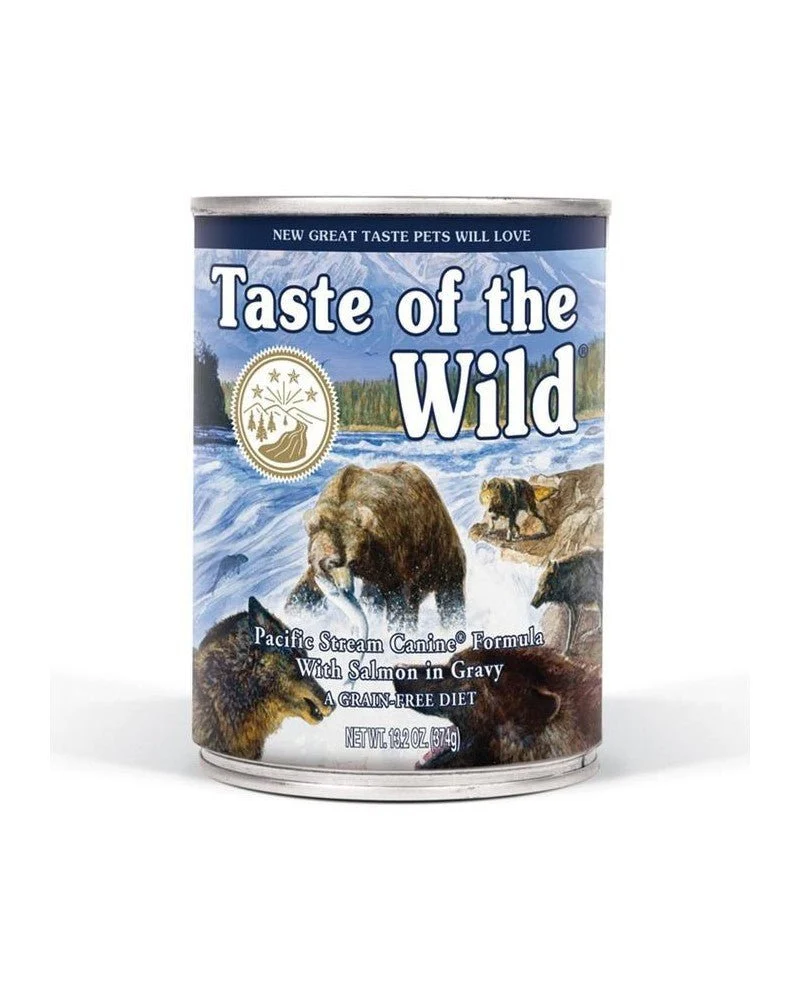 Taste of the Wild Canine Adult Pacific Stream Salmon Alimento Húmedo 12 latas 390g