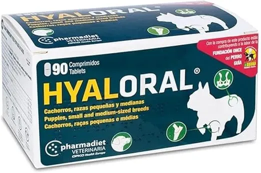 Pharmadiet Hyaloral Perro Raza Pequeña Mediana Tabletas 90 ud
