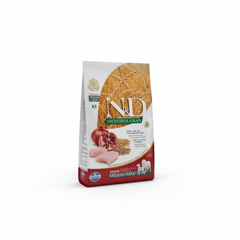 Farmina N&D Ancestral Grain Pollo y Granada Alimento Seco 12Kg