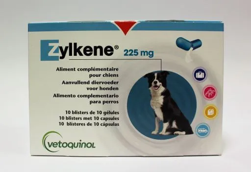 Vétoquinol Zylkene Suplemento Dietético Cápsulas 225mg 1 ud