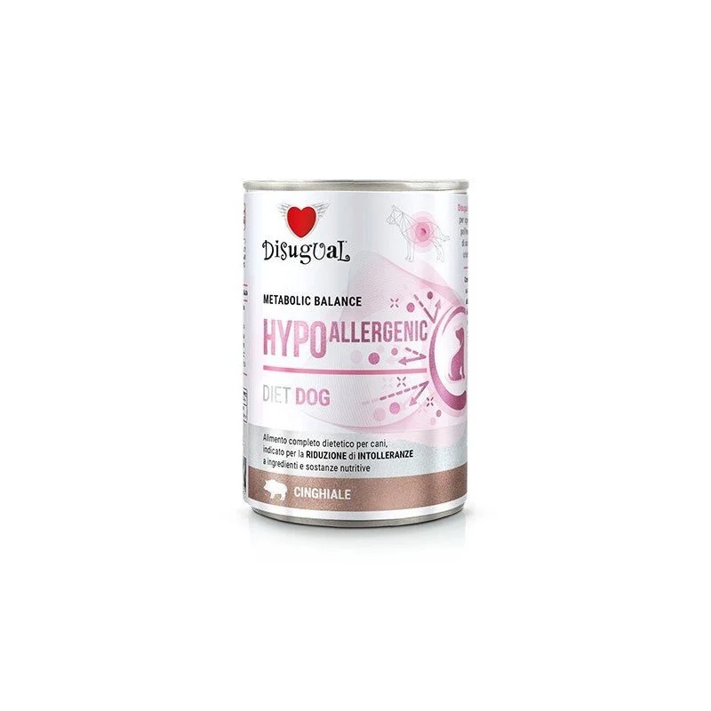 Disugual Diet Dog Comida Hipoalergénica de Jabalí 400g