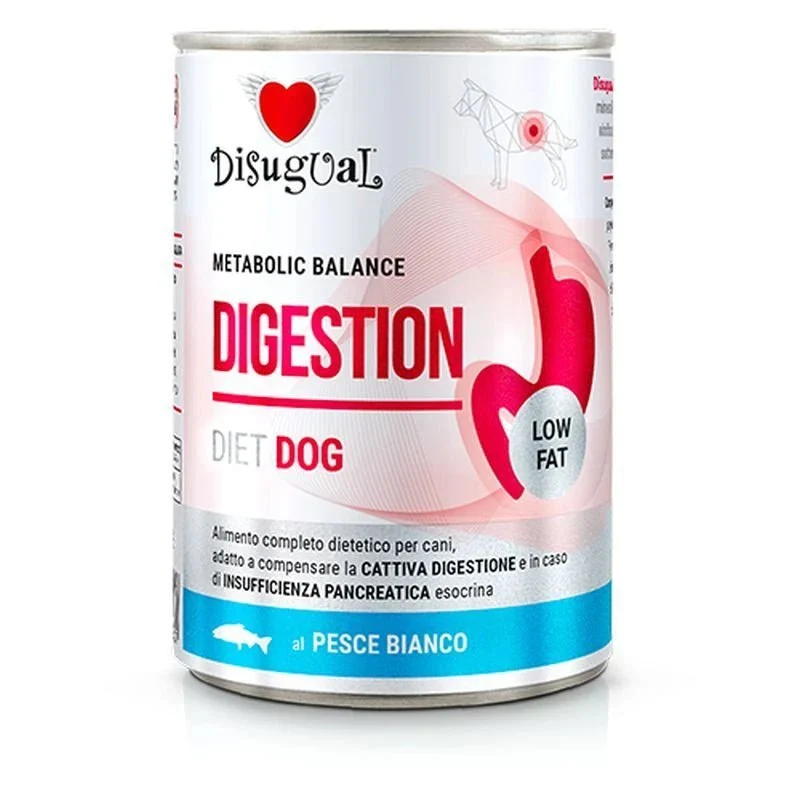 Disugual Diet Dog Digestion Pescado Blanco 6x400gr