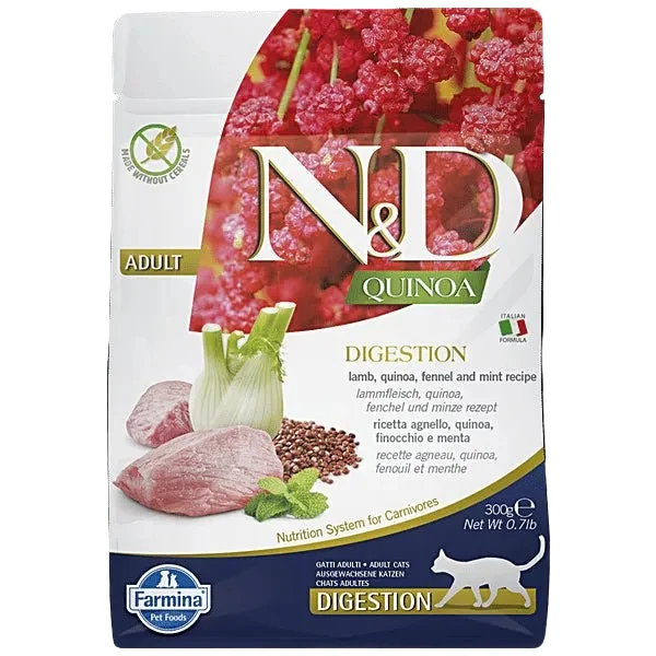 Farmina N&D Quinoa Digestión Cordero Alimento Seco 300g