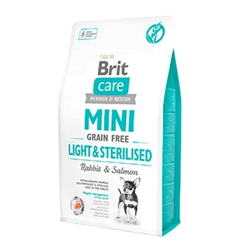 Brit Care Mini Grain Free Light Sterilised Pienso para Perros Adultos 2kg