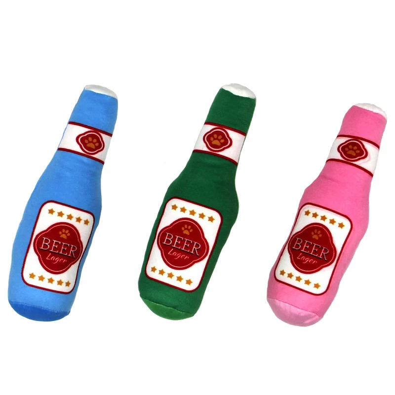 Juguete Peluche Botella 23cm.