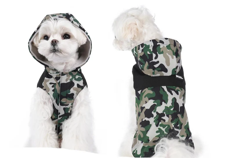 Chubasquero Con Capucha Para Perro