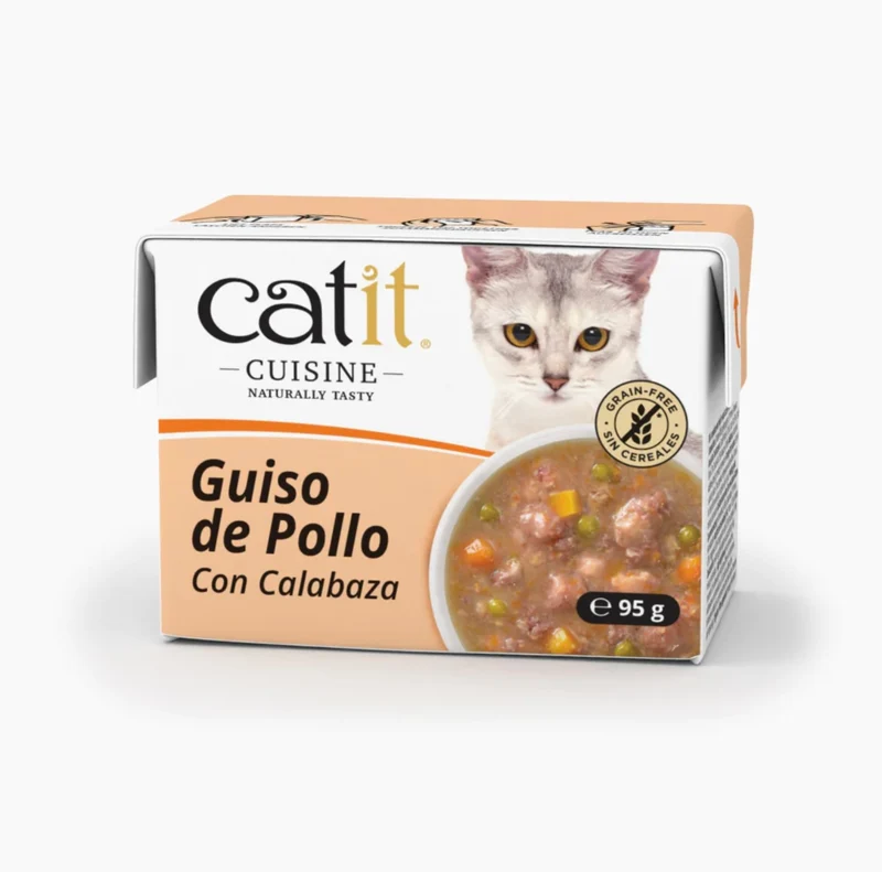 Catit | Cuisine Guiso de pollo con calabaza (95g)
