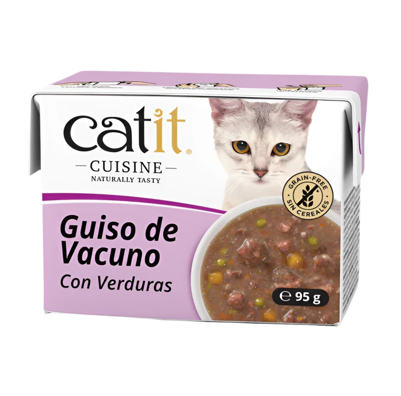 Catit | Cuisine Guiso de vacuno con verduras (95g)