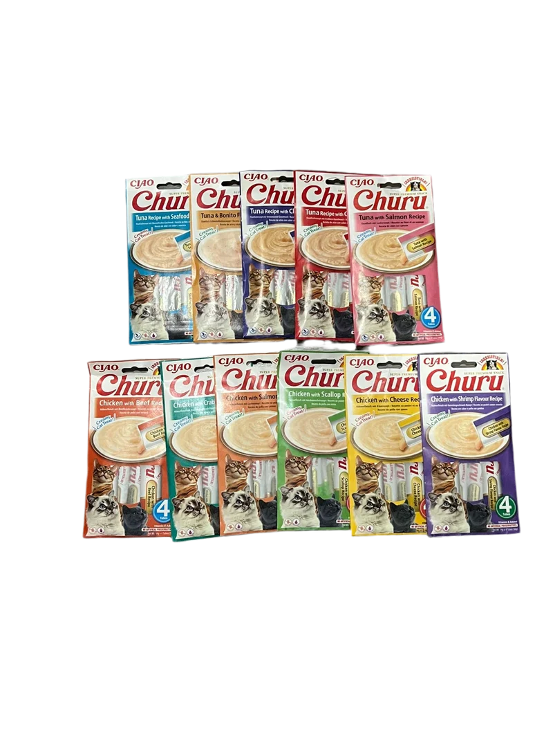Inaba | Pack de prueba Churu de Pollo y Atún
