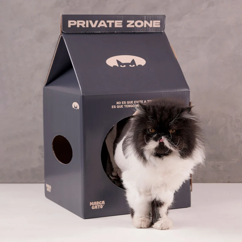 Cama Caja de Leche - Private zone gris