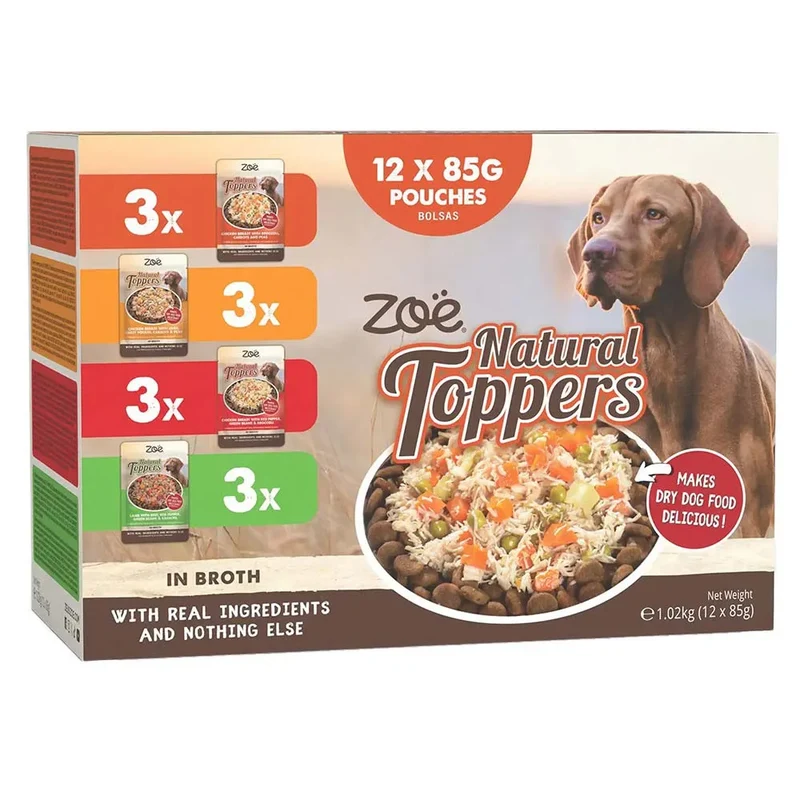 Zoë | Natural Toppers - Pack Variado (12x85g)