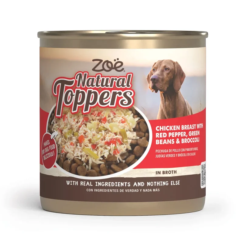 Zoë | Natural Toppers - Pollo con Pimiento Rojo (170g)