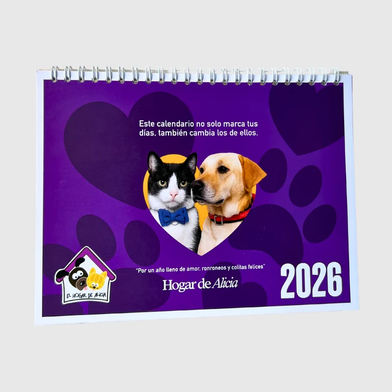 Calendario 2026 - El Hogar de Alicia