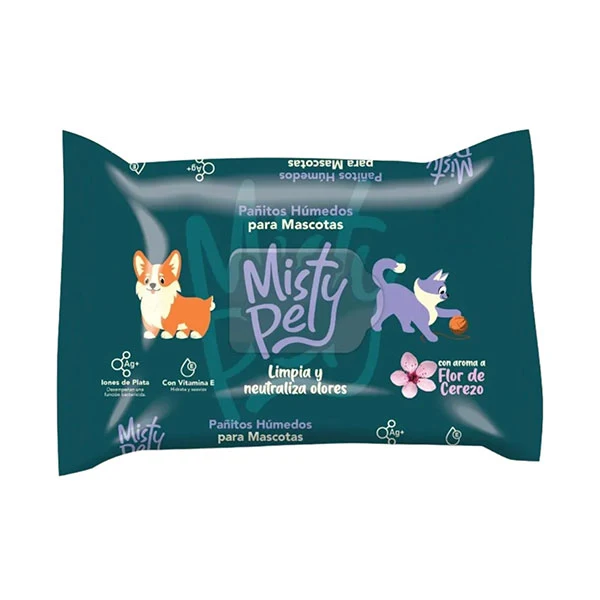 Pañitos Húmedos Para Mascotas Misty Pet