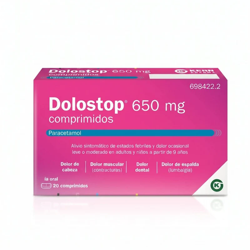 Dolostop 650mg 20 comprimidos