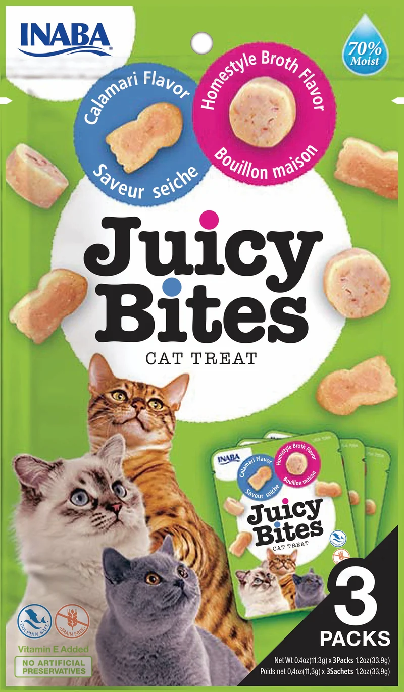 Inaba | Juicy Bites - Calamar con caldo casero (3x11g)
